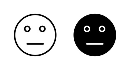 Fototapeta premium emoji face icon vector for web, computer and mobile app