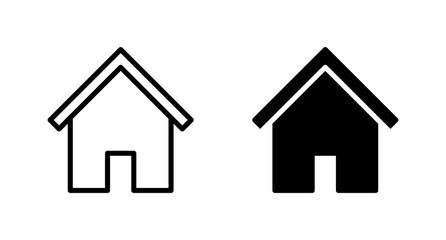 Home icon vector for web, computer and mobile app