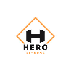 Fitness logo template design vector icon illustration