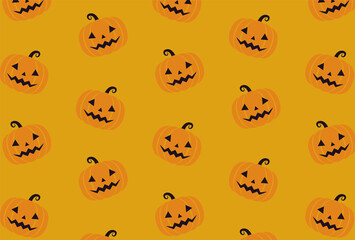 seamless pattern with pumpkins for banners, cards, flyers, social media wallpapers, etc.