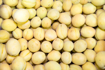 Apricot fruits (Latin Prúnus armeníaca) are yellow with a delicate skin. Fruits nuts vegetables berries useful products agriculture agriculture.
