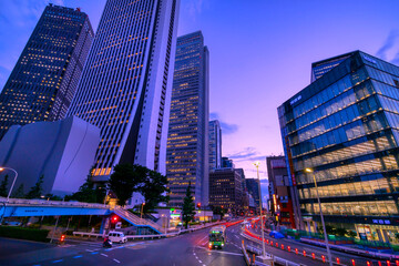 東京　新宿夜景　2021