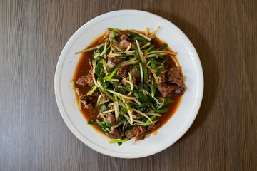 レバニラ炒め
