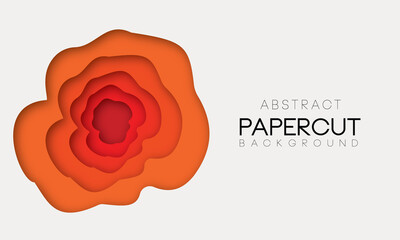 Modern orange vector design template for banner, presentations, flyers, posters.