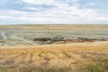 open pit for mining bauxite