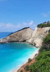 Lefkada Porto Katsiki beach, Geeece.