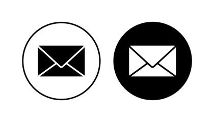 Mail icon set. email icon vector. E-mail icon. Envelope illustration