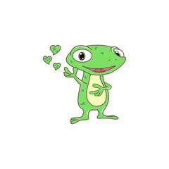 Cute frog