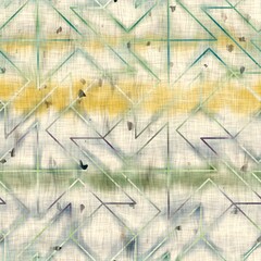 Seamless batik surface pattern swatch for print in cool pastel colors. High quality illustration. Tribal or hippie style design that resembles the traditional eastern batik fabric painting technique.