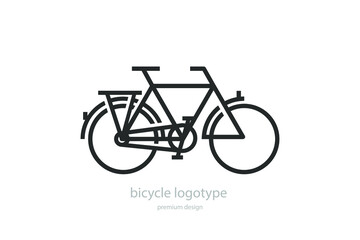 Fototapeta premium Bicycle. Bike logo.