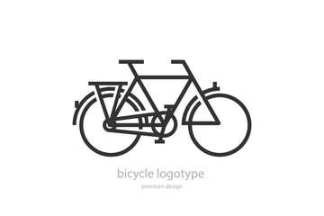 Fototapeta premium Bicycle. Bike logo.