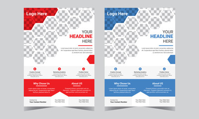 Elegant flyer template design