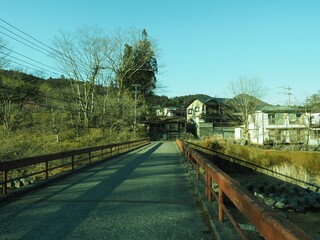 Fototapeta premium Walk along the Daiya River to Shinkyo