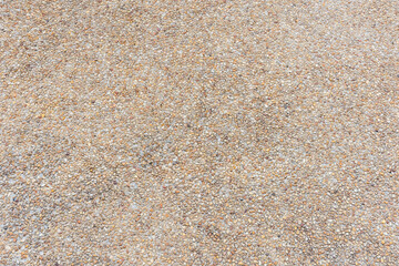 detail design of wall gravel cement.