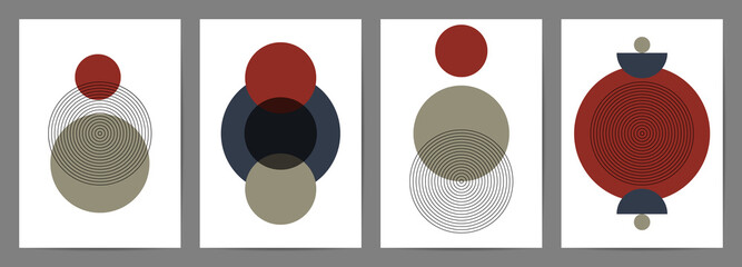 Fototapeta premium Memphis style cover vector. Modern Poster Art. Minimal geometric background pattern design for wall framed prints, canvas poster, artwork as postcard or brochure.Vector illustration.