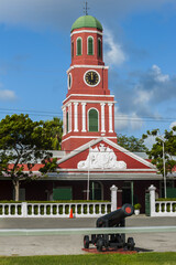 Barbados historic garrison clock tower - 442160315