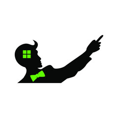 Illustration Vector Graphic of Broker Real Estate Design