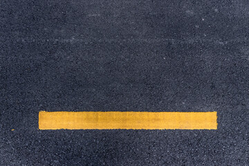 asphalt road texture and background. flat lay. top view