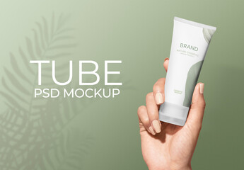 Skincare Tube Mockup for Beauty Brands