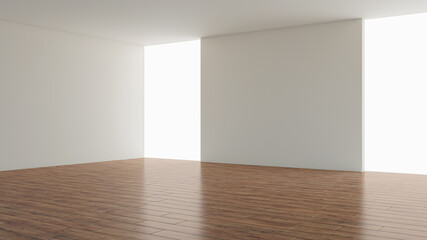 Illustration 3D rendering large luxury modern bright interiors Living room mockup computer digitally generated image