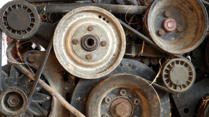 old car engine