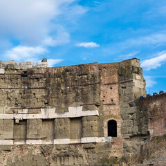 Ruins of the Forum of Augustus, Rome, Italy