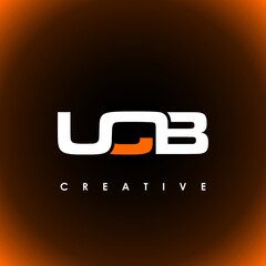 UCB Letter Initial Logo Design Template Vector Illustration