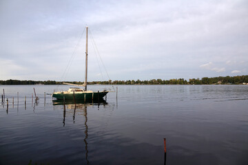 Boot auf dem Schwielochsee