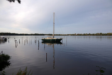 Boot auf dem Schwielochsee