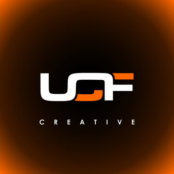 UCF Letter Initial Logo Design Template Vector Illustration