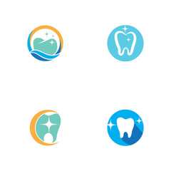 Tooth Teeth Dentist Dental dentistry with Stars logo design