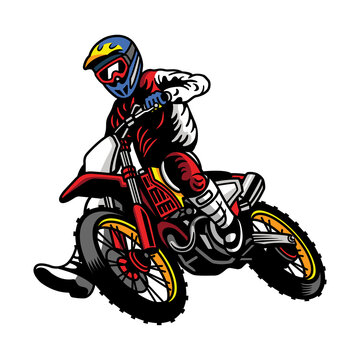 Dirt Bike Cartoon Images – Browse 788 Stock Photos, Vectors, and Video |  Adobe Stock