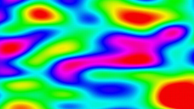 Thermography Or Heat Map Background