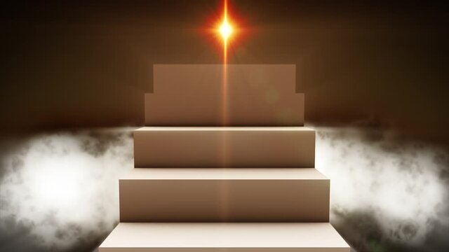 House of God with Clouds in the Sky Intro Star in Stairs [25sec Intro]