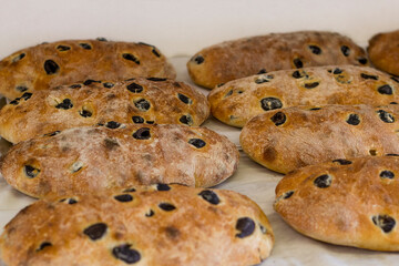 olives ciabatta bread