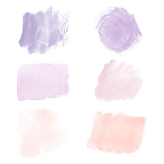 Pastel watercolor texture with brush strokes