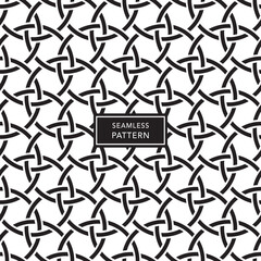 Cover template design with black and white connected circles background