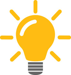 The light bulb is full of ideas And creative thinking, analytical thinking for processing. Light bulb icon vector. ideas symbol illustration.