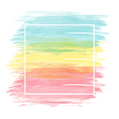 Abstract Colorful Watercolor Background