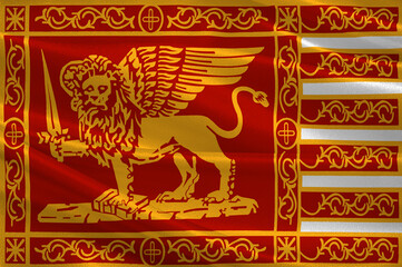 Flag of Venice, Italy © diquesvet