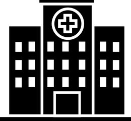 Obraz premium Hospital Healthcare Clinic Icon. Medical Check up concept icon style 