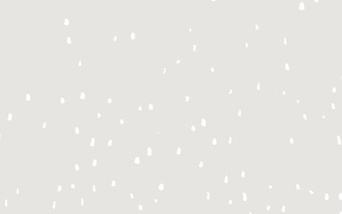 Randomly placed polka dots, hand drawn spots seamless vector pattern. Scattered big and small circles, points in various sizes. Background. Decorative black and white design tiles.