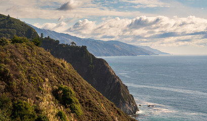 Coastal View of Big Sur in California