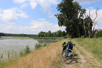 Wały nad rzeką Narew, wycieczka rowerowa