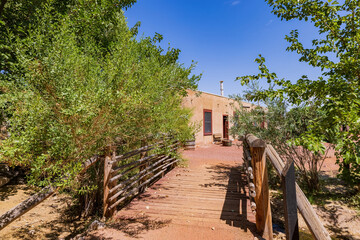 Sunny view of the Old Las Vegas Mormon Fort State Historic Park