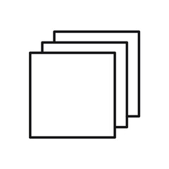 layer icons symbol vector elements for infographic web