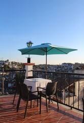 cafe on the terrace