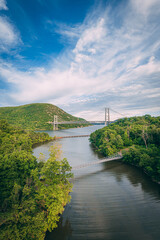 Bear Mountain Bridge, over the Hudson River, New York