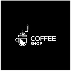  cup of coffee shop on chalkboard background