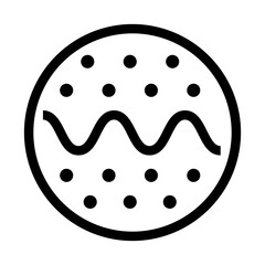 White noise machine line icon. Clipart image isolated on white background